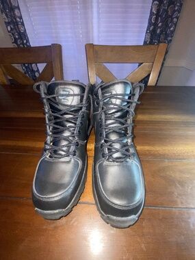 Nike Men Manoa Leather Boots Size (7) Black